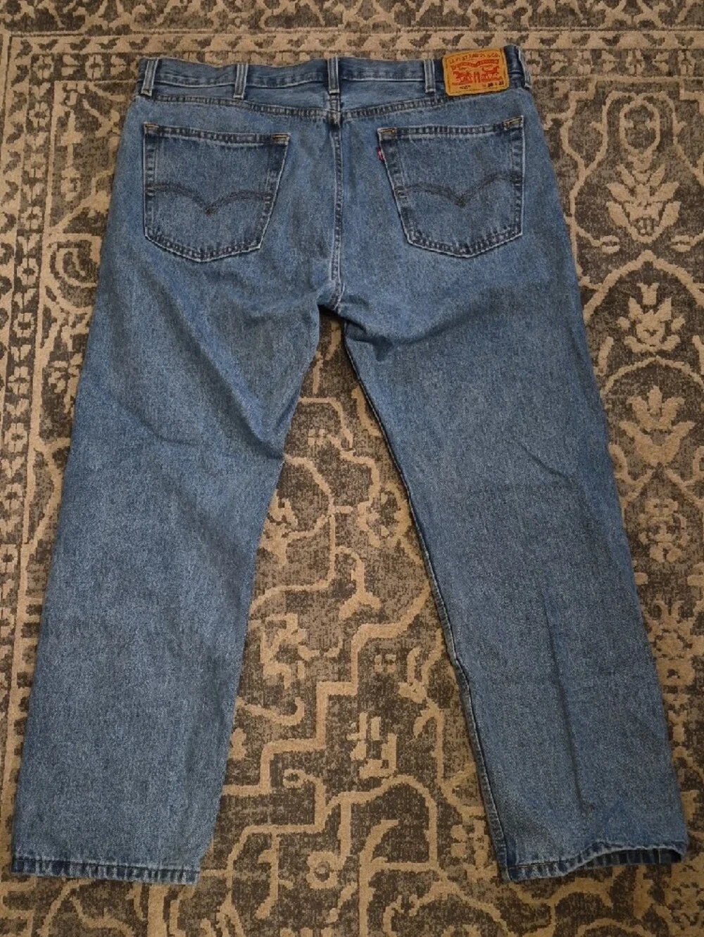 Levi's Men's Light Blue Relaxed Jeans W38×L29